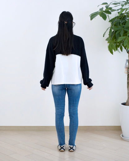 Vikini 洗水貼腳牛仔褲