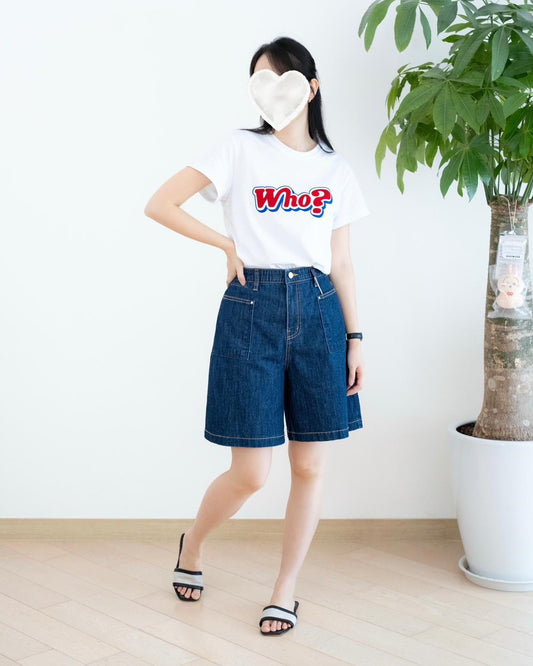 Vikini -3℃ 冰感牛仔短褲