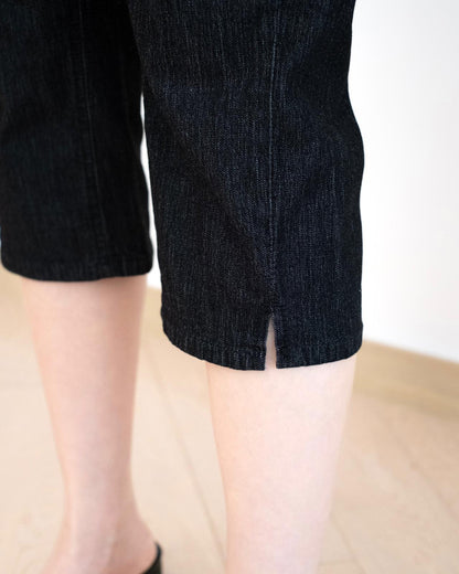 Vikini Cool 小開衩7分牛仔褲