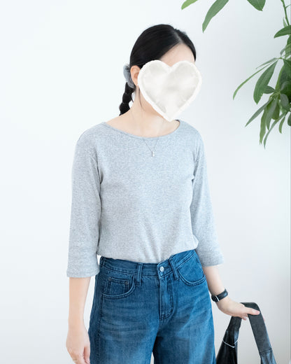100% Cotton 純棉七分袖上衣