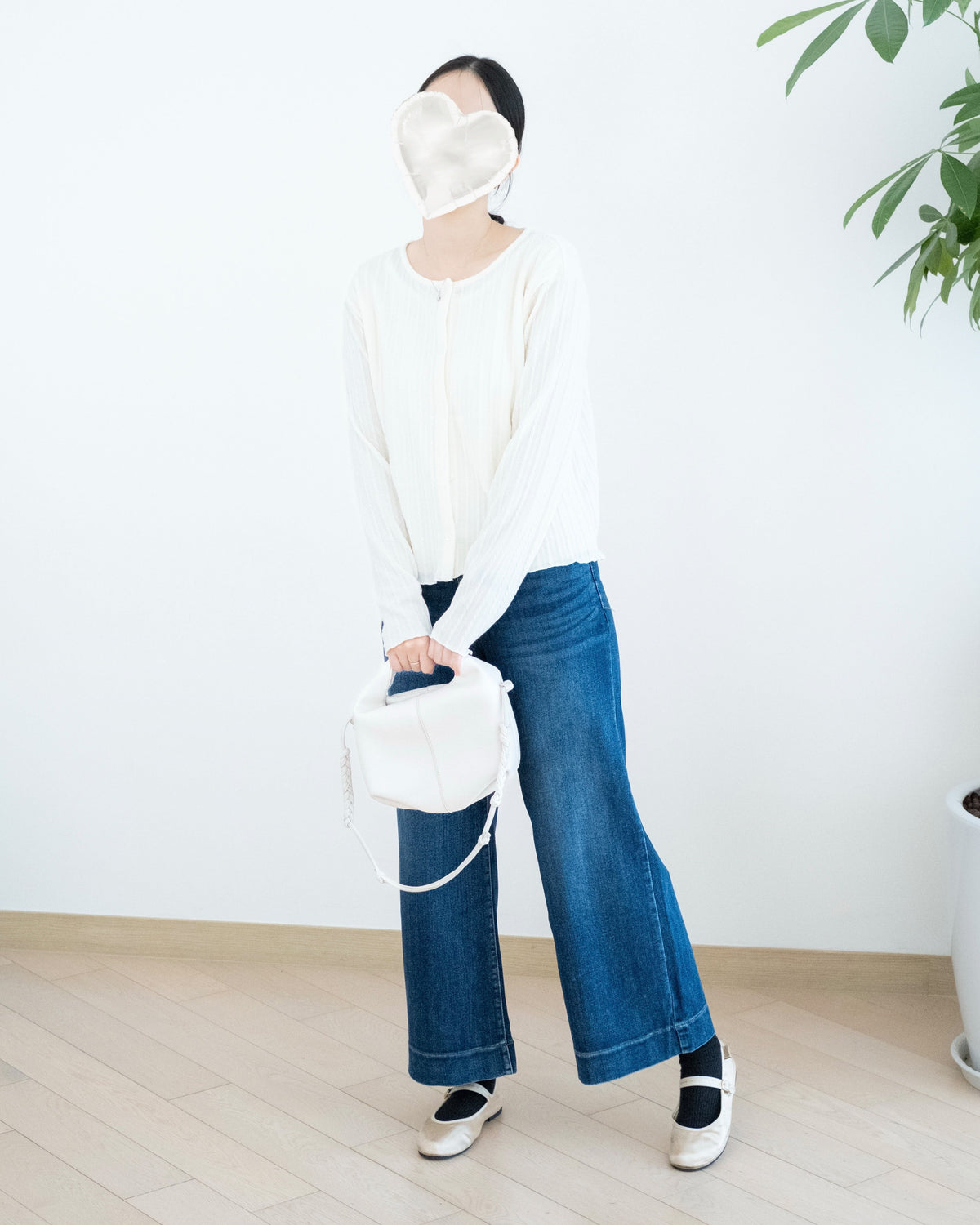 Howluk 内橡筋洗水牛仔褲