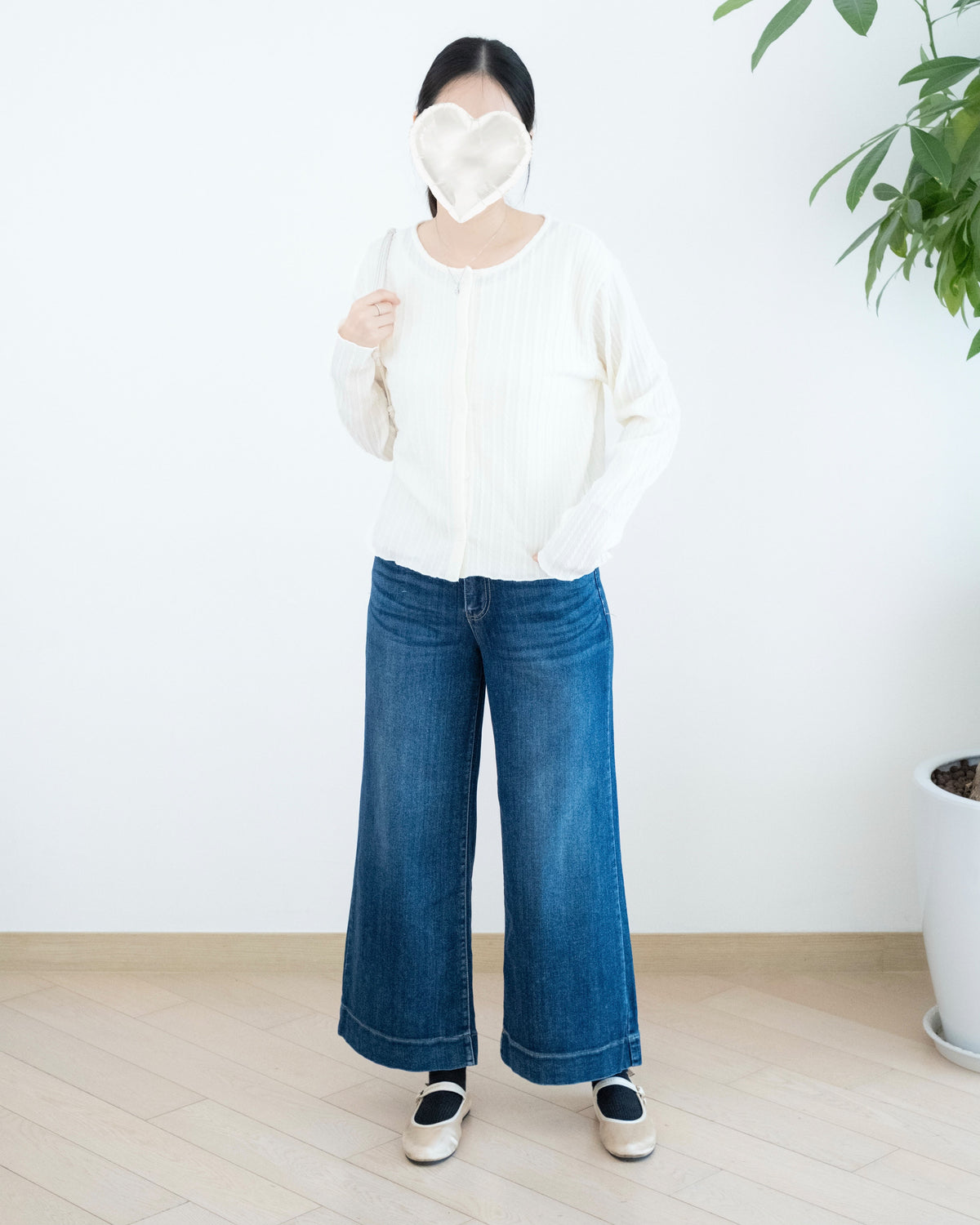 Howluk 内橡筋洗水牛仔褲