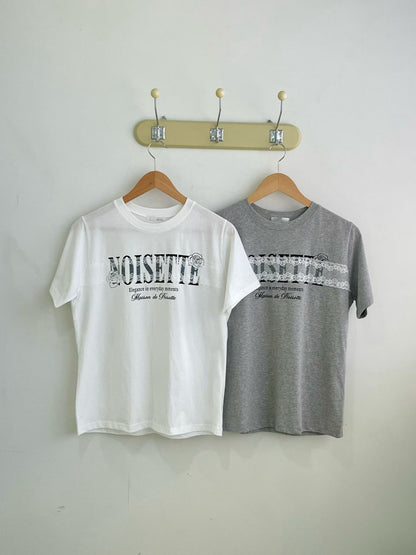 英文字母拼Lace Tee