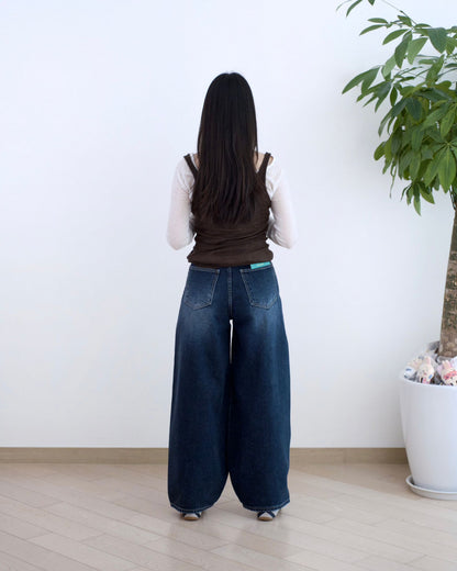 Gori 洗水彎刀牛仔褲