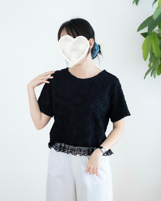 韓國立體花花Lace Top