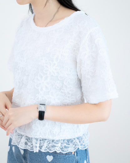 立體花花Lace Top